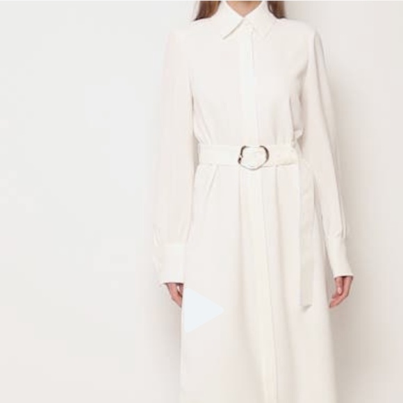 NWT Lafayette 148 NY Finesse Crepe Soraya Dress - Size M - Picture 2 of 9